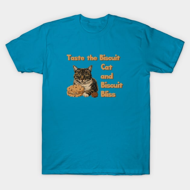 cat and biscuit bliss T-Shirt by Aldrvnd
